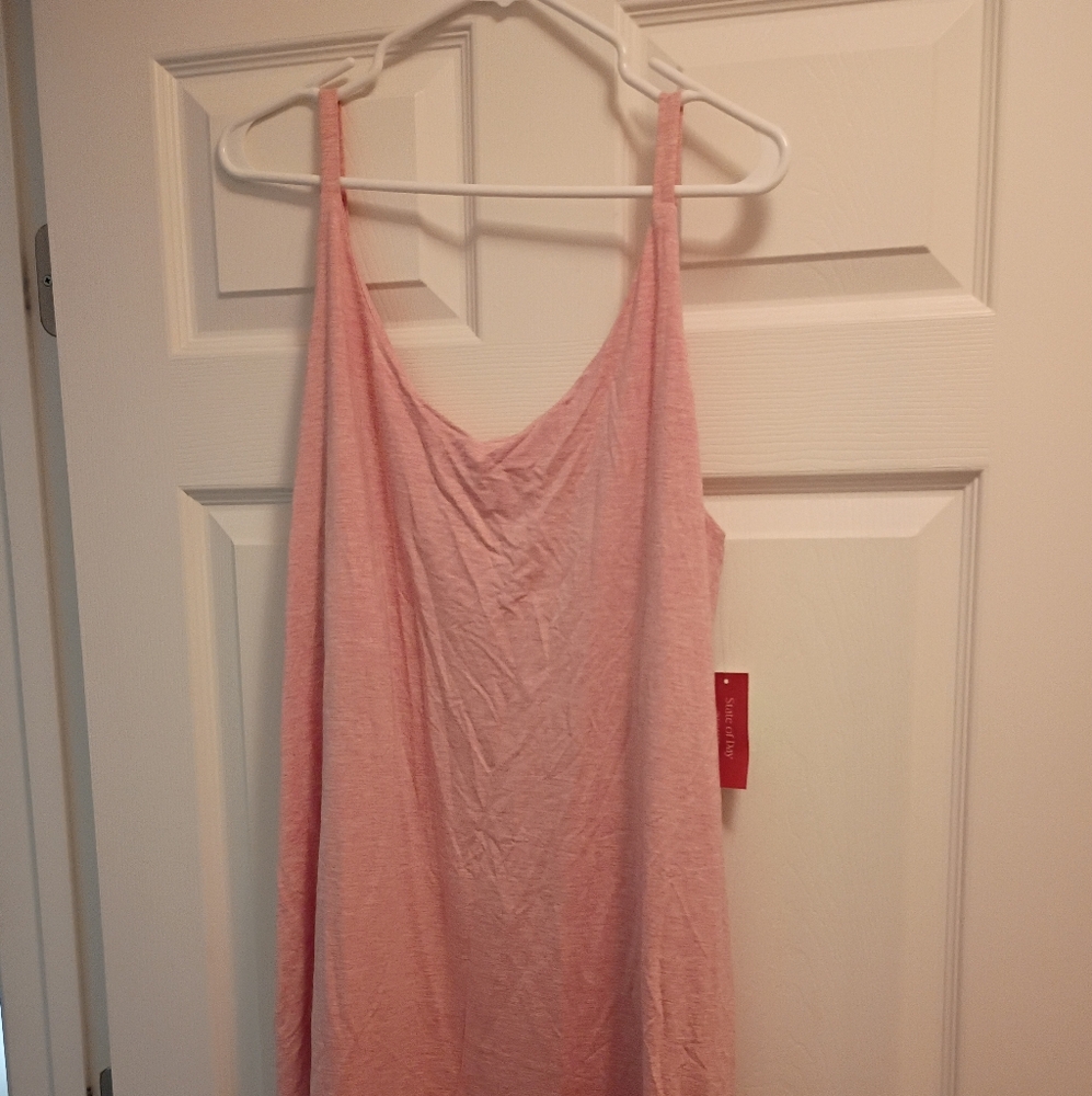 New Ladies Pink Short Nightgown (XL)